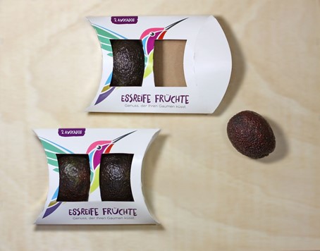 Vouwkarton geeft de supermarkt kleur